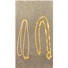 Image 1 : TWO 14K CHAINS (16" & 17", 5.7G)
