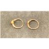 Image 3 : 10K LADIES RING SET WITH CITRINE, 10K LADIES RING SET WITH WHITE STONES (4G TOTAL)