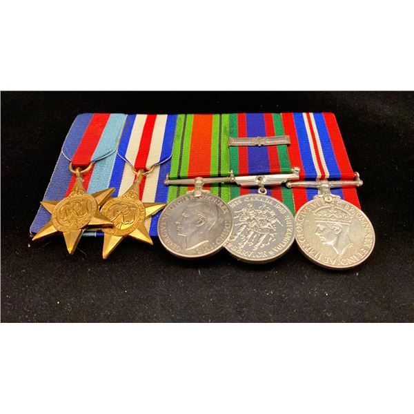 CANADA WWII MILITARY SERVICE MEDALS