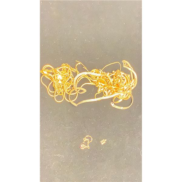 ASSORTED JEWELRY (LESS THAN 1G GOLD)