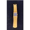 Image 1 : GOLD PLATED BULOVA WATCH (REQUIRES SERVICE) CLASP MISSING