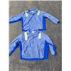 Image 2 : Lot of 2 Blue Long Sleeve Work Tops