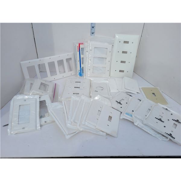 Lot of Light Swtich and Receptable Outlet Face Plates