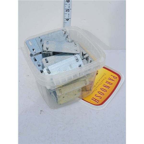 Lot of Protector Plates and Fence Brackets