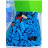 Image 3 : Large Lot of Blue Wire Connector Caps