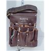 Image 1 : Kuny Electrician Leather Tool Pouch EL-807