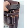 Image 3 : Kuny Electrician Leather Tool Pouch EL-807