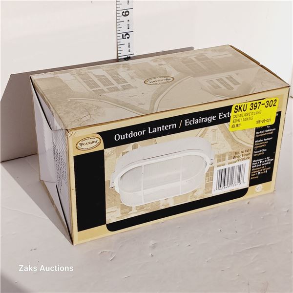 Marine White Outdoor Wall Light