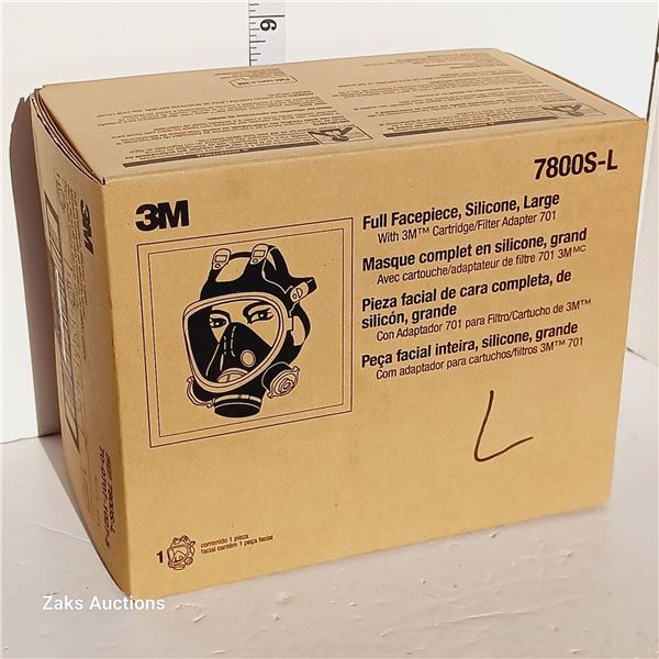 3m Full Facepiece, Silicone, Large