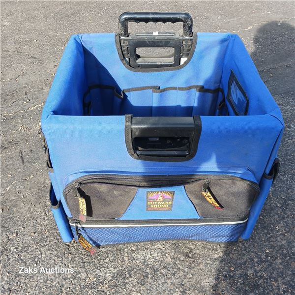 Outward Hound Pet Travel Gear Rolling Bag, Soft Roller