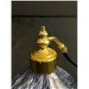 Image 3 : Vintage Purple Swirl Glass Perfume Bottle with Atomizer