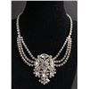 Image 1 : Beautiful Rhinestone Necklace Marked