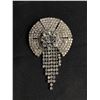 Image 1 : Stunning Vintage Large Rhinestone Brooch.