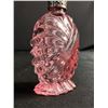 Image 3 : Vintage Czech Perfume Bottle with Ornate Silvertone Lid