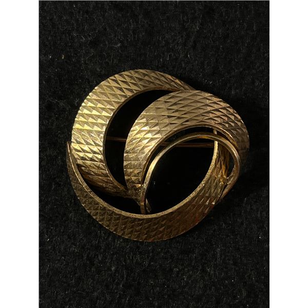 1950's-60's Rolled Gold Brooch Marked A&D Foreign