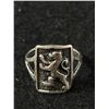 Image 2 : Sterling Ring with Medieval Lion Motif