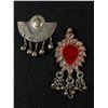 Image 1 : 2 Pieces of Persian Silver Jewelry