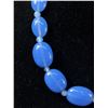Image 2 : Vintage 1940's Blue Glass Bead Necklace
