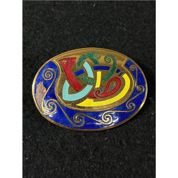 Nice EnamalCeltic Brooch 1940's