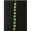 Image 2 : Vintage Panel Bracelet with Enameled Scenes of Famous Sites