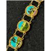 Image 3 : Vintage Panel Bracelet with Enameled Scenes of Famous Sites