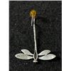 Image 3 : Pair of 925 Sterling Silver Dragonfly Drop Earrings