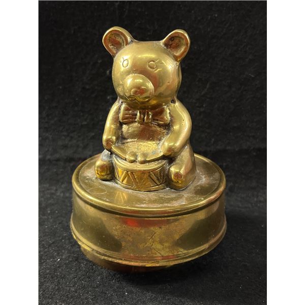 Vintage Pan Asia Brass Music Box