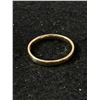 Image 2 : 10kt Yellow Gold Band Size 6 - Has Makers Mark - Stamped 10k - 1.73 Grams - Tested