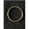 Image 3 : 10kt Yellow Gold Band Size 6 - Has Makers Mark - Stamped 10k - 1.73 Grams - Tested