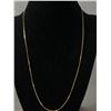 Image 1 : 10kt Yellow Gold 20" Curb Link Chain 2.1 Grams - Tested - Marked 10kt Italy "S"