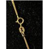 Image 3 : 10kt Yellow Gold 20" Curb Link Chain 2.1 Grams - Tested - Marked 10kt Italy "S"