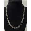 Image 1 : Sterling Silver 925 Double Link Chain Necklace - Signed Sixtar MS-66 925 Mexico - Great To Add Charm