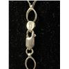 Image 3 : Sterling Silver 925 Double Link Chain Necklace - Signed Sixtar MS-66 925 Mexico - Great To Add Charm