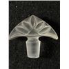 Image 3 : Art Deco  Celluloid Perfume Bottle With Original Frosted Stopper - Marked French Ivory