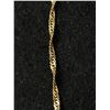 Image 3 : 10K Yellow Gold 26" 8.19 Grams Singapore Link Chain With Lobster Clasp - Tested - Marked 10kt Italy 
