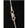 Image 3 : Sterling Silver 925 18" Snake Chain Necklace With Lobster Clasp -3.98 Gr. - Marked 925 & Makers Mark