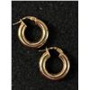 Image 1 : Pair of Lovely 9k Gold Italian Earrings. 1.8gr