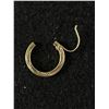 Image 3 : Pair of Small Engraved 10k Gold Hoop Earrings 1gr
