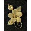 Image 2 : 2 Large Bond Boyd 1950's Sterling Silver Flower Brooches
