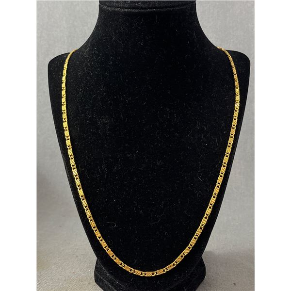 High Carat Gold Plated Links Necklace