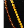 Image 3 : Vintage Double Strand Amber Necklace with Large Amber Pendant