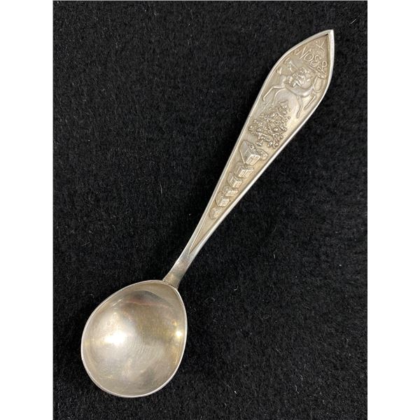 1972 Sterling Silver Christmas Spoon Nicely Engraved 20.45gr