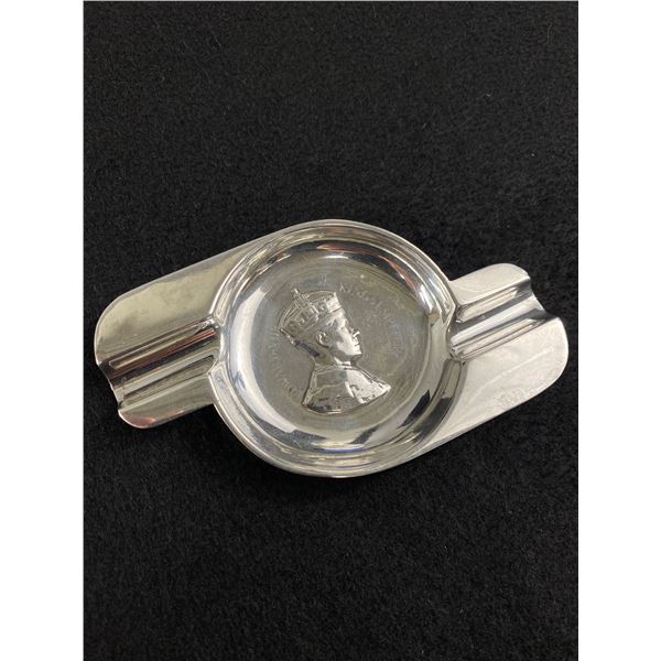 Hard to Find. Sterling Silver King Edward Souvenir Ashtray 32.84gr