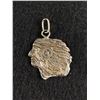 Image 1 : Vintage Sterling Silver Pendant Depicting an Indian Head Chief
