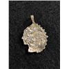 Image 2 : Vintage Sterling Silver Pendant Depicting and Indian Head. Chief