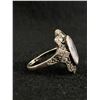 Image 2 : Vintage Sterling Silver with Pale Amethyst Stone Center Ring Size 7.5