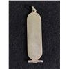Image 3 : Solid Sterling Silver ( Tested) Egyptian Cartouche Pendant 8.8gr