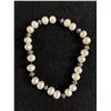 Image 1 : Genuine Pearls with Silver Beads Bracelet