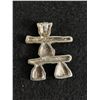 Image 2 : Sterling Silver Innukshuk Pendant Marked 925 9.2gr Excellent Condition