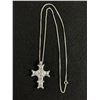 Image 1 : Elaborate Sterling Silver with Austrian Crystal Stones Cross Pendant with Italian 925 Sterling Silve